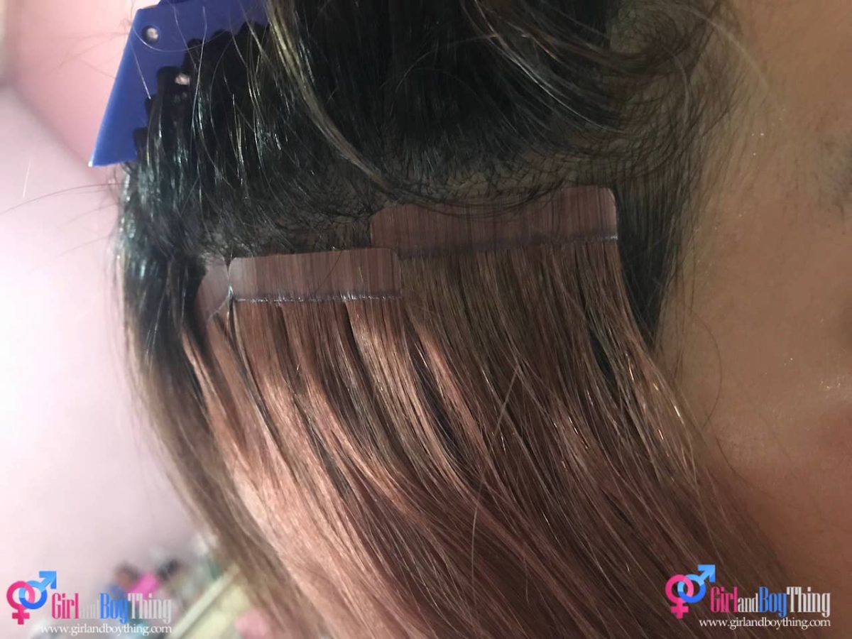 Amazing Beauty Tape In Hair Extensions:  A 1st-Timer's User Experience