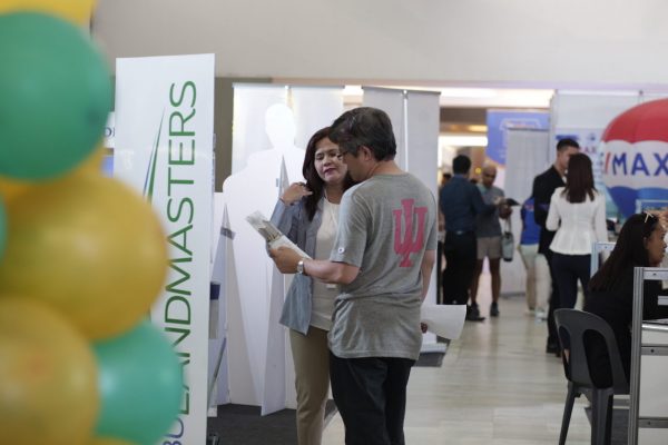 Cebu property seekers inquiring at one of the many booths in the Lamudi Housing Fair Cebu