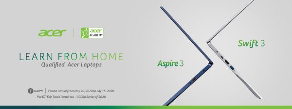 Get up to Php 4,000 OFF with Acer's Learn From Home Program
