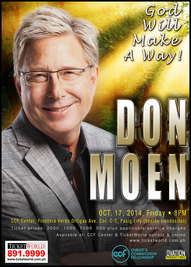 Don Moen's God Will Make A Way! Philippine Tour 2014 