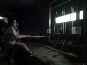 Sungai Lembing tin mines interactive booth