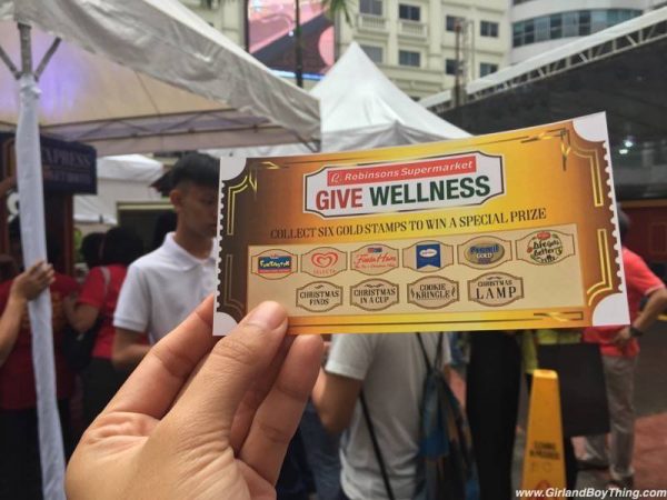 Robinsons Supermarket's Give Wellness Promo