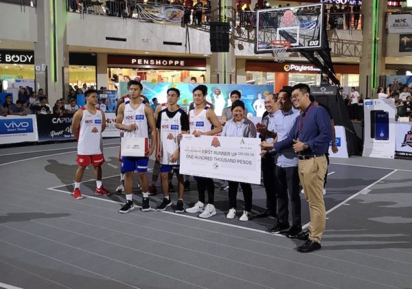 3 on 3 Shooting Baskets at the first-ever Vivo HoopBattle Championship