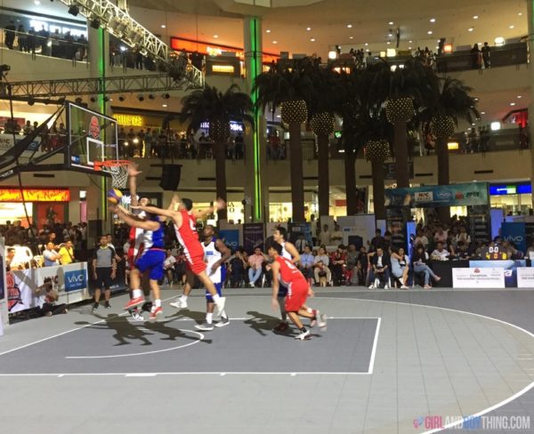 3 on 3 Shooting Baskets at the first-ever Vivo HoopBattle Championship