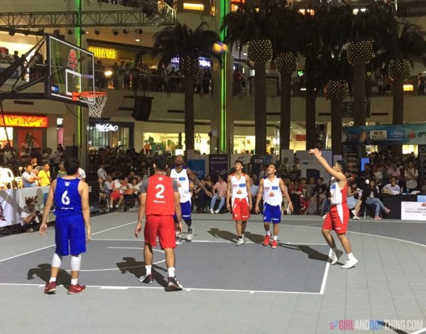 3 on 3 Shooting Baskets at the first-ever Vivo HoopBattle Championship