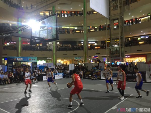 3 on 3 Shooting Baskets at the first-ever Vivo HoopBattle Championship