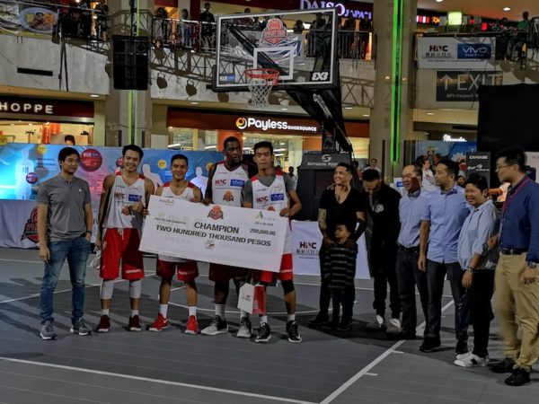 3 on 3 Shooting Baskets at the first-ever Vivo HoopBattle Championship