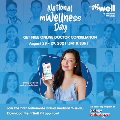 National mWellness Day: FREE Doctors' Online Teleconsultations For mWell App Users