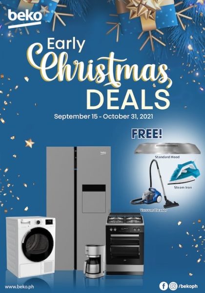 Score Discounts and Freebies at Beko's Early Christmas Deals
