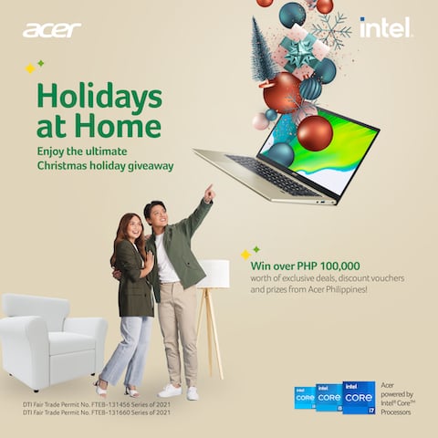 ACER's HOLIDAYS AT HOME  PROMO: Get a chance to Win over PHP100,000 IKEA Home Makeover Packages and More!
