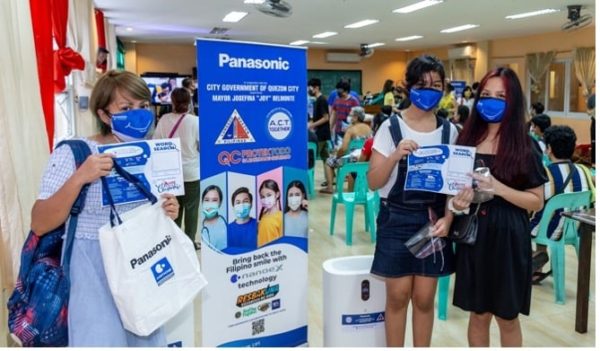 Panasonic Provides nanoeTM X Protection To Vaccination Site in Quezon City