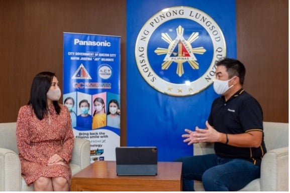 Panasonic Provides nanoeTM X Protection To Vaccination Site in Quezon City