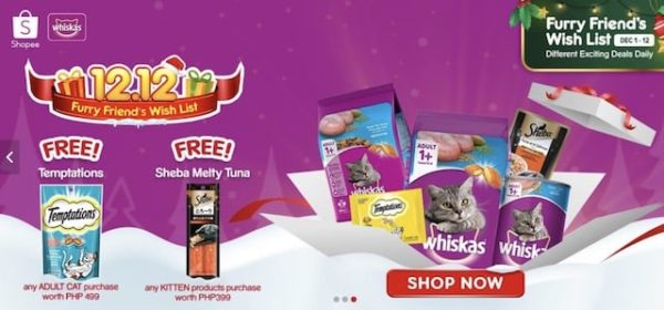 Make your Furry Friend's Wish List Come True this Christmas at Shopee 12.12 Big Christmas Sale!