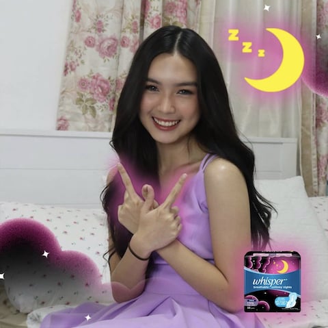 On Your Period Night? Try out Whisper Breathable Cottony Nights!