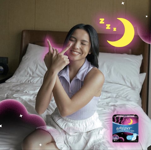 On Your Period Night? Try out Whisper Breathable Cottony Nights!