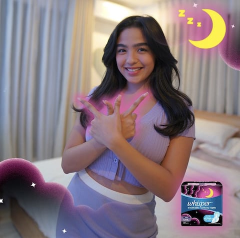 On Your Period Night? Try out Whisper Breathable Cottony Nights!