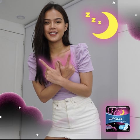On Your Period Night? Try out Whisper Breathable Cottony Nights!