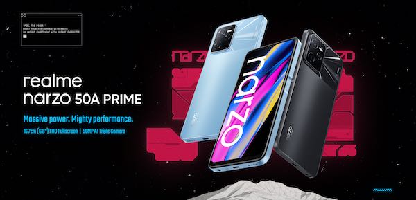 realme’s narzo 50A Prime and GT 2 Pro launching exclusively on Shopee