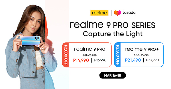 Get Early-Bird Discounts Up to P2,500 OFF: realme 9 Pro Series Now available in PH