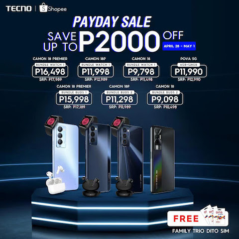 Get Amazing Deals On TECNO Mobile Payday Sale!