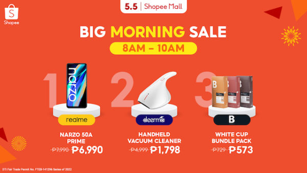 Shopee 5.5 Brands Festival:  Enjoy up to 50% off Brand Bundle Deals, Shipping Discount Vouchers, 10% OFF Vouchers And More!