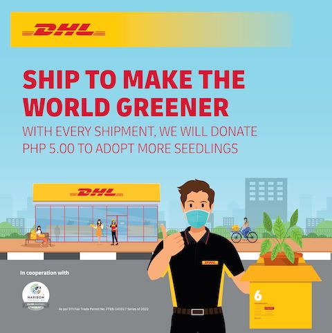 DHL Express To Donate PHP5 To Haribon Foundation’s Adopt-a-Seedling Reforestation Program For Every Waybill Made From April 9-June 30, 2022