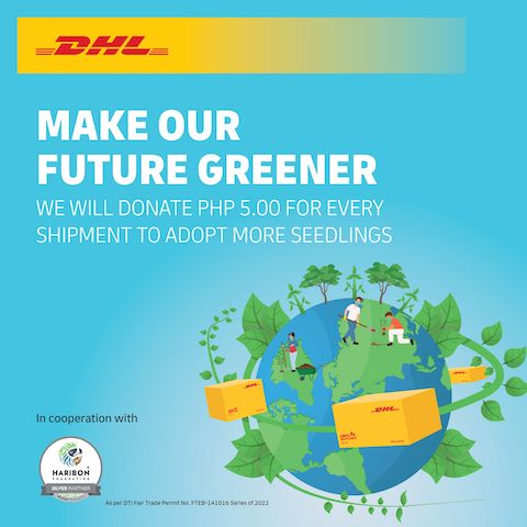 DHL Express To Donate PHP5 To Haribon Foundation’s Adopt-a-Seedling Reforestation Program For Every Waybill Made From April 9-June 30, 2022