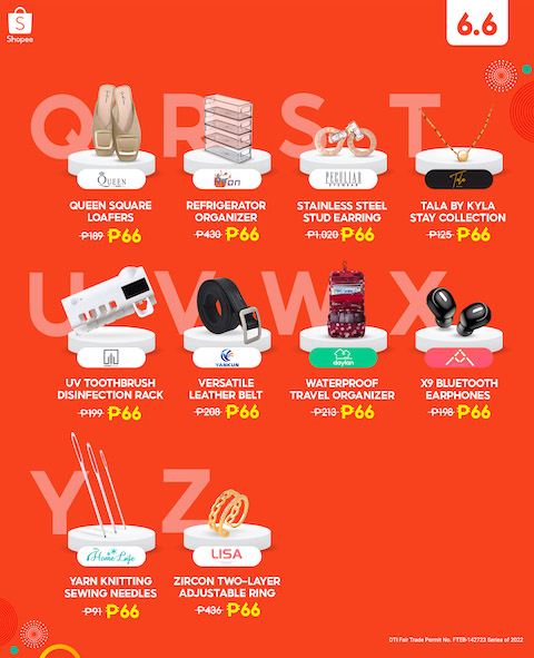 Check Out These ₱66 Deals This Coming Shopee 6.6 Mid-Year Sale!