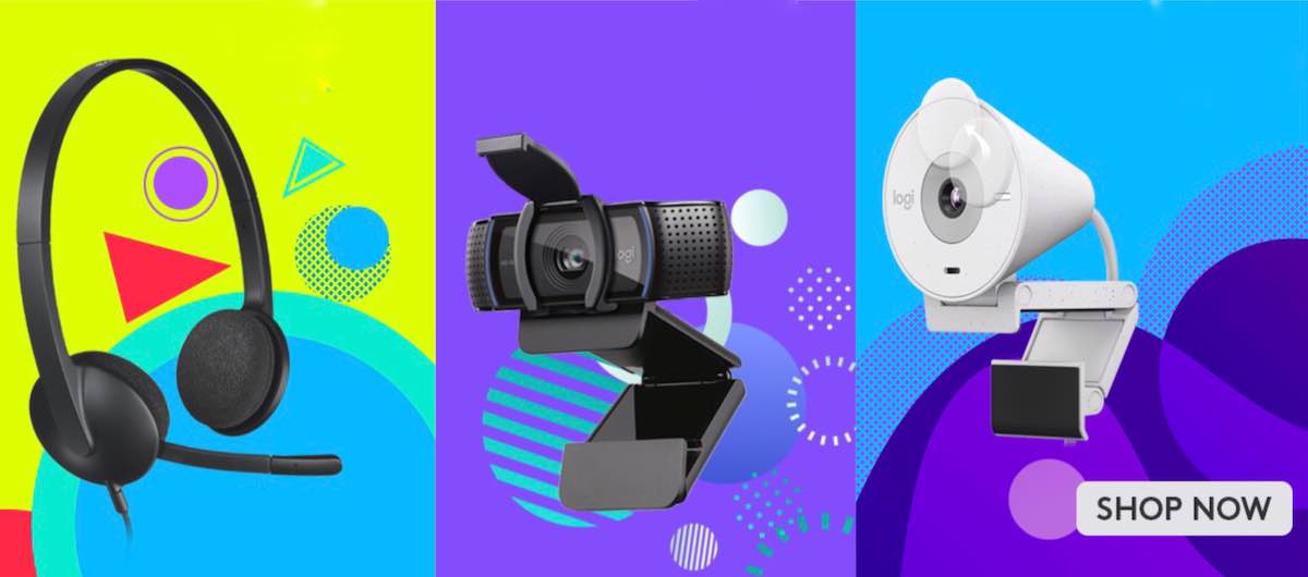 Shop For Logitech Headsets And Webcams At Logitech Shopee 4.4 Sale!