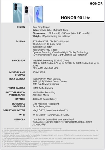 HONOR 90 LITE 5G REVIEW: 100MP Camera, Gaming Experience and More!