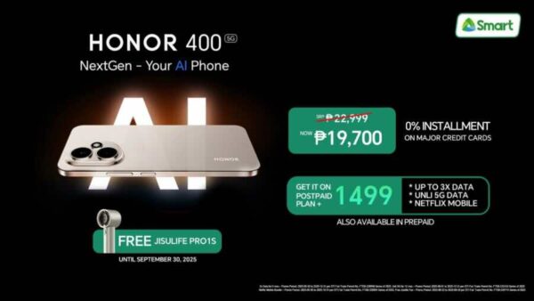 Smarter Connections Ahead: HONOR 400 Arrives at Smart with Signature Plan Plus 1499