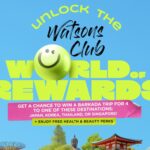 Celebrate Watsons Club’s 7th Year with Exclusive Rewards and Travel Treats!