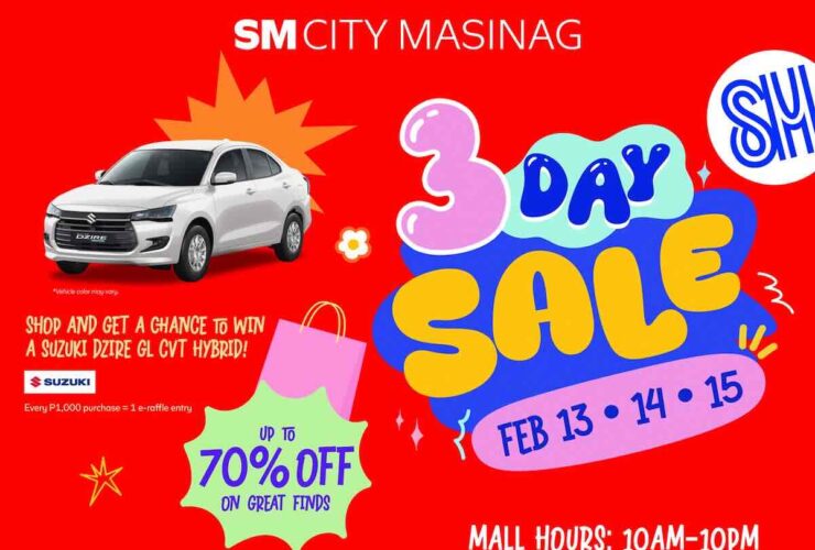 SM City Masinag’s 3-Day Sale