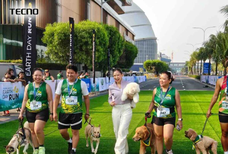 TECNO CAMON 50 Series Powers Through Earth Day Run Manila with Star Ambassador Sarah Geronimo