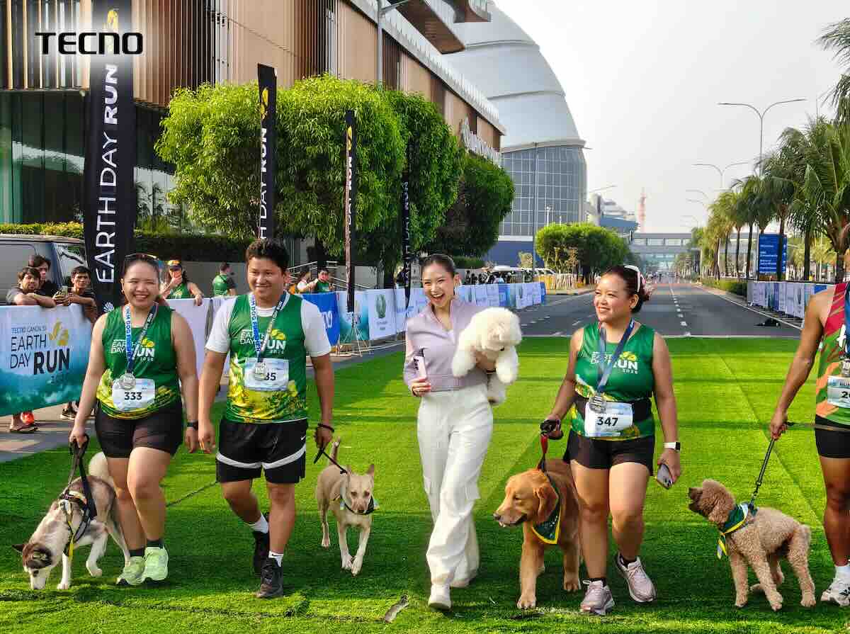TECNO CAMON 50 Series Powers Through Earth Day Run Manila with Star Ambassador Sarah Geronimo