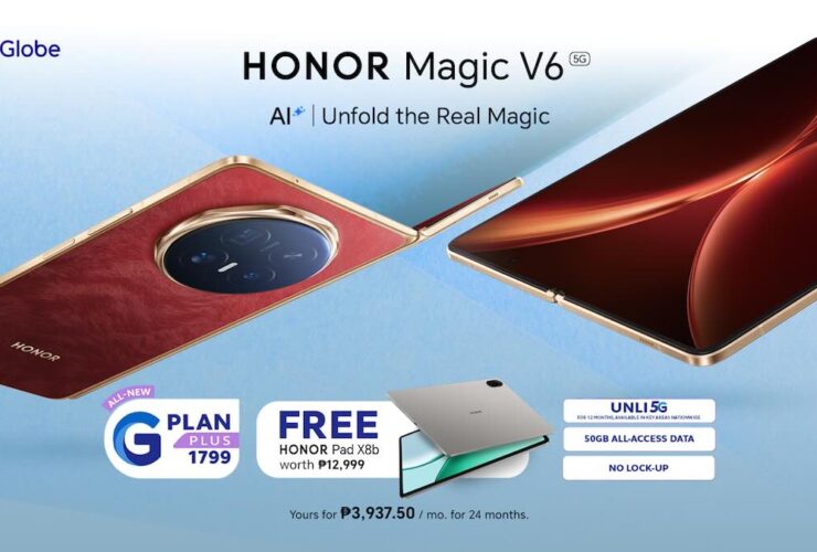 HONOR Magic V6 available with Globe Postpaid Plans in the Philippines