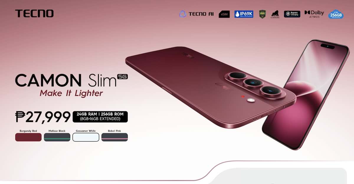 TECNO CAMON Slim 5G Philippines